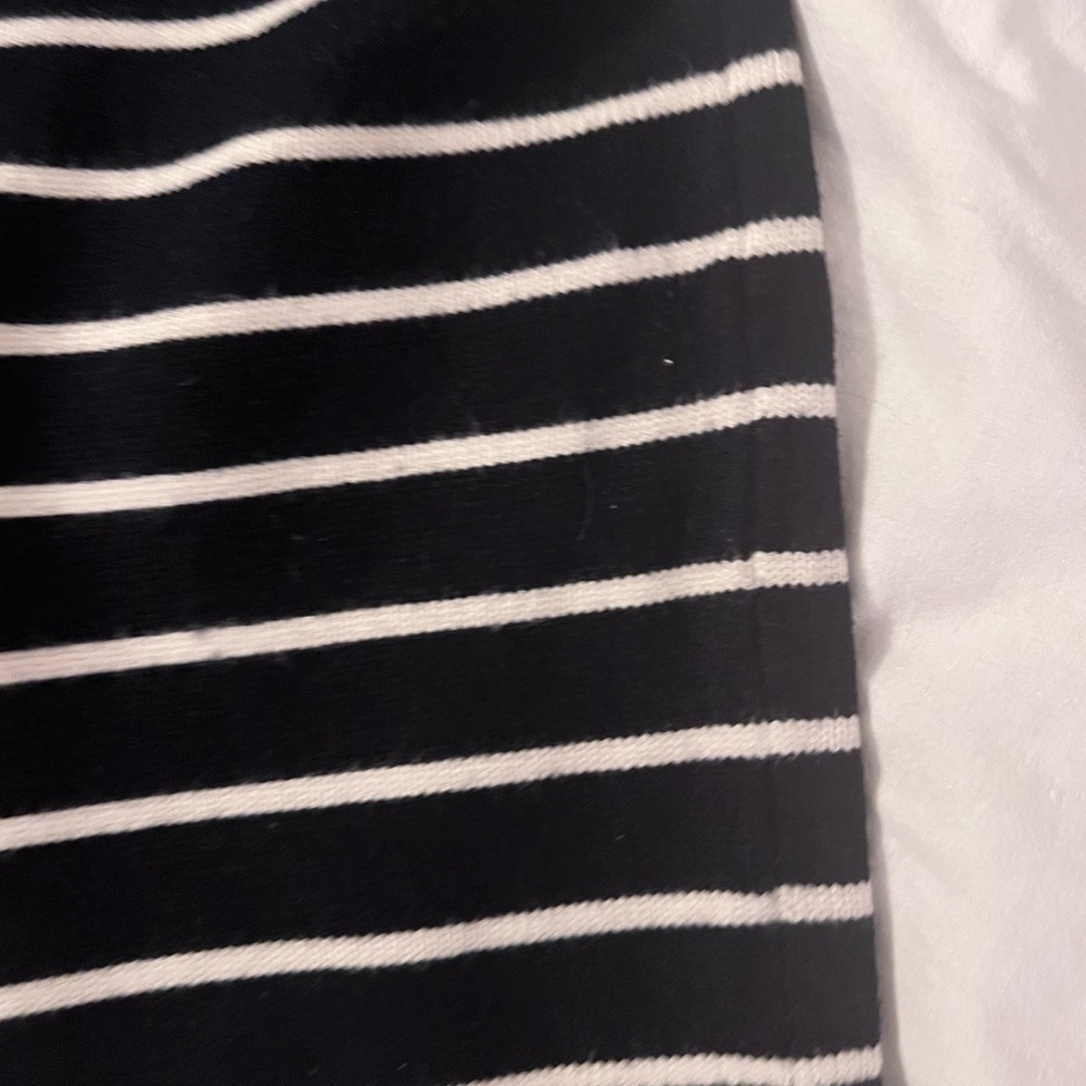 Blue and White Striped Top small vest